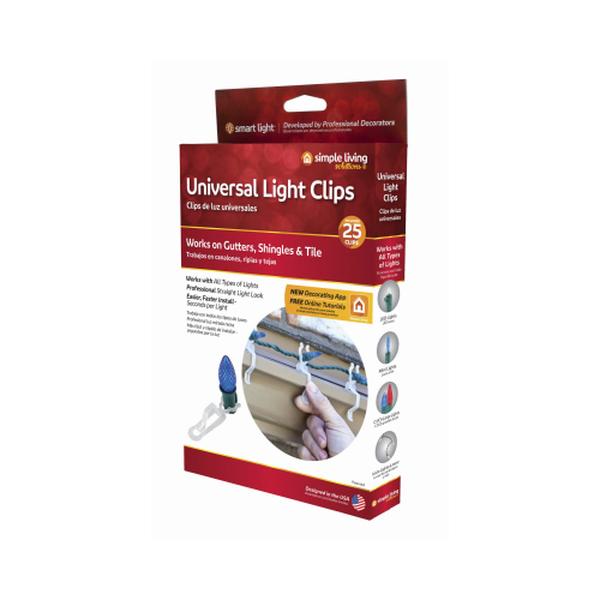 238820 All Pro Universal Light Clips - Pack of 12 - 50 Count