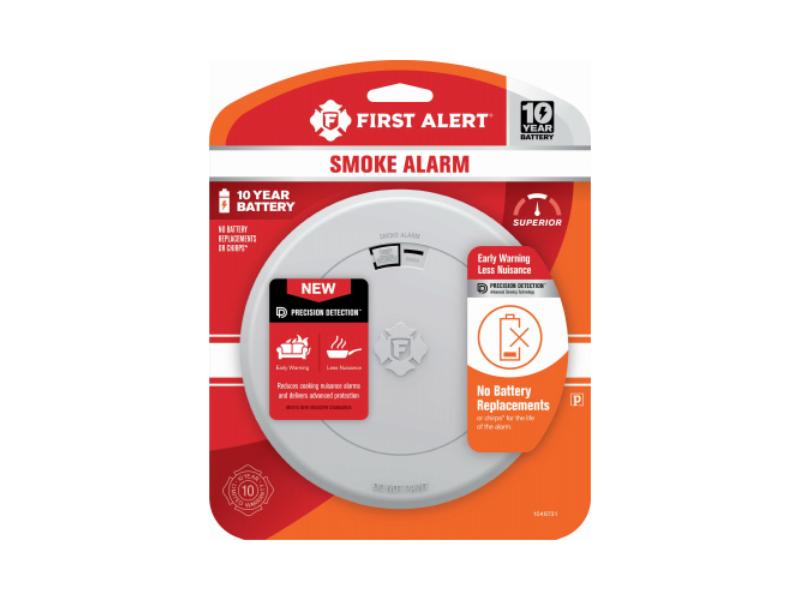 10-Year Sealed-Battery Photo Smoke Alarm