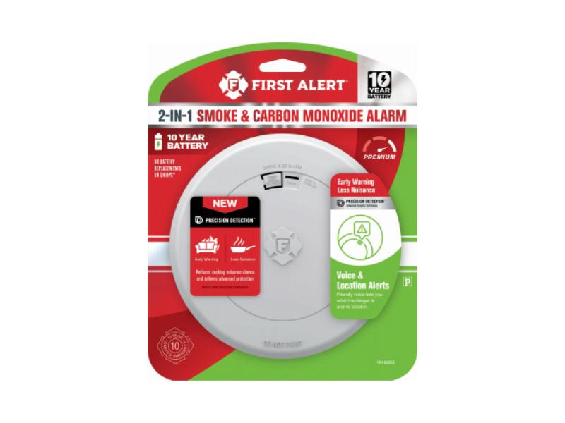 131033 10 Year 2-in-1 Photoelectric Smoke Detector with Carbon Monoxide Alarm -  ADEMCO