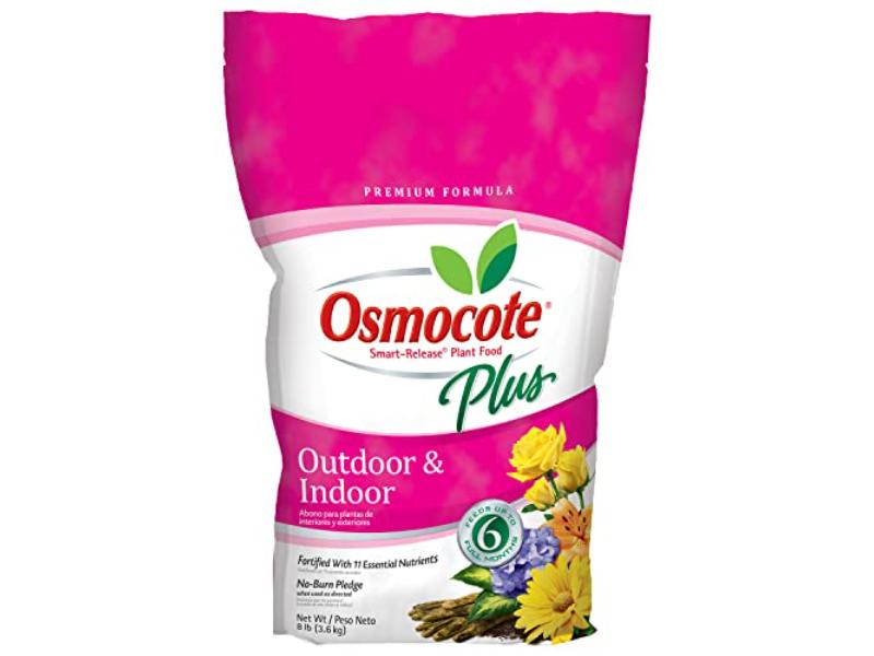 Osmocote Smart-Release Plus Outdoor & Indoor Granules Plant Food - 8 lbs