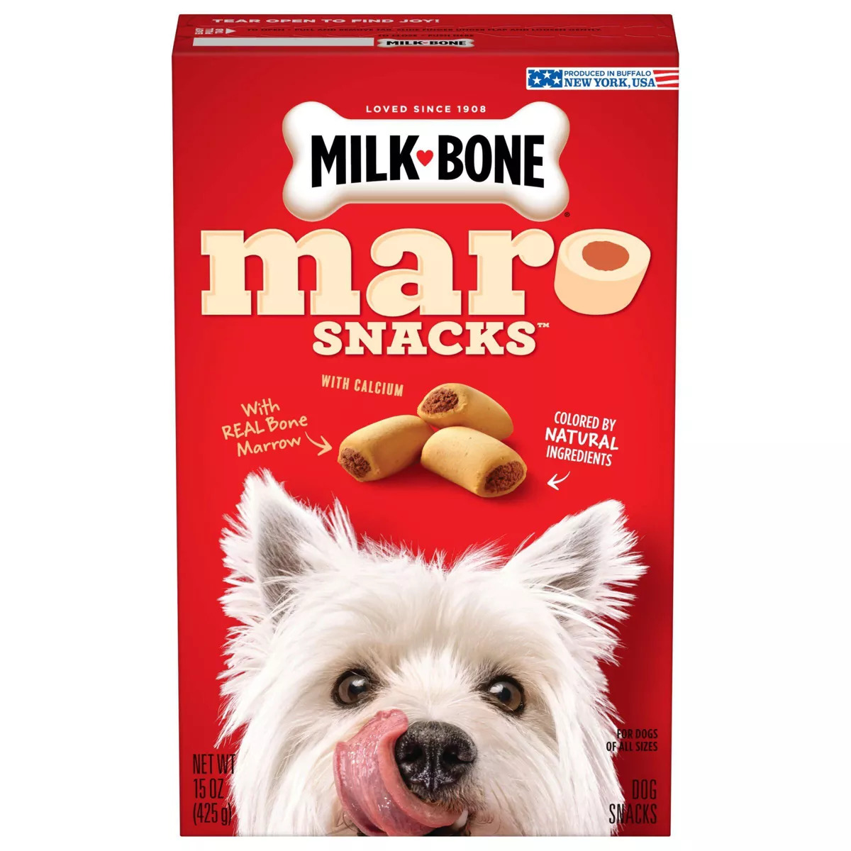 Picture of JM Smucker 129863 15 oz MaroSnacks Peanut Butter Flavor Dog Treats