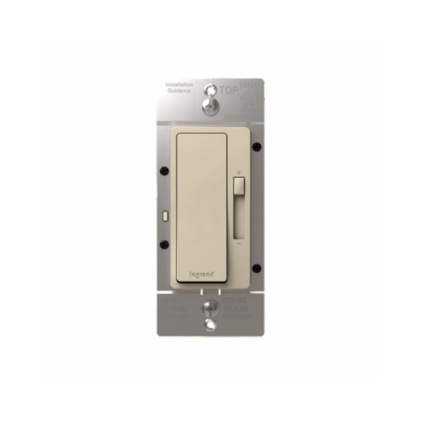 Picture of Pass & Seymour 132028 150W Radiant LED Advanced Single Pole & 3-Way Dimmer Switch&#44; Light Almond