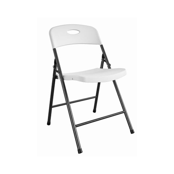 Picture of Dorel Home Furnishings 130650 Resin Fold Chair&#44; White