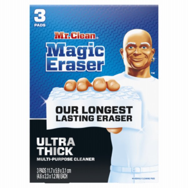 130453 Magic Eraser Ultra Thick Multi-Purpose Cleaner, 3 Count - Pack of 4 -  Procter & Gamble