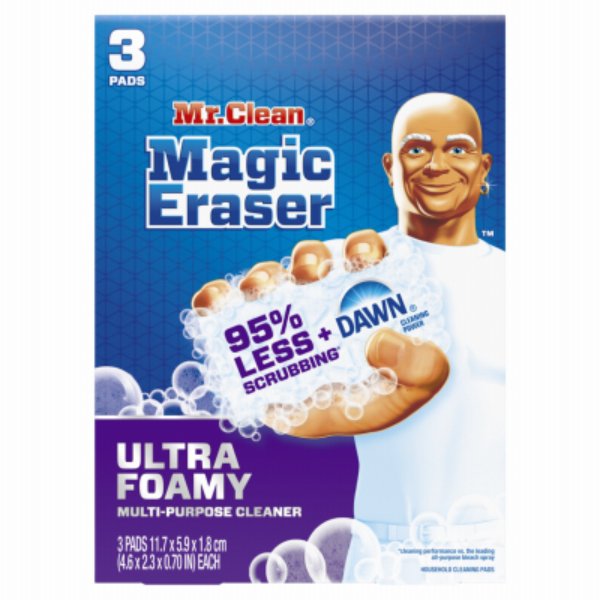 130452 Magic Eraser Ultra Foamy Multi-Purpose Cleaner, 3 Count - Pack of 6 -  Procter & Gamble