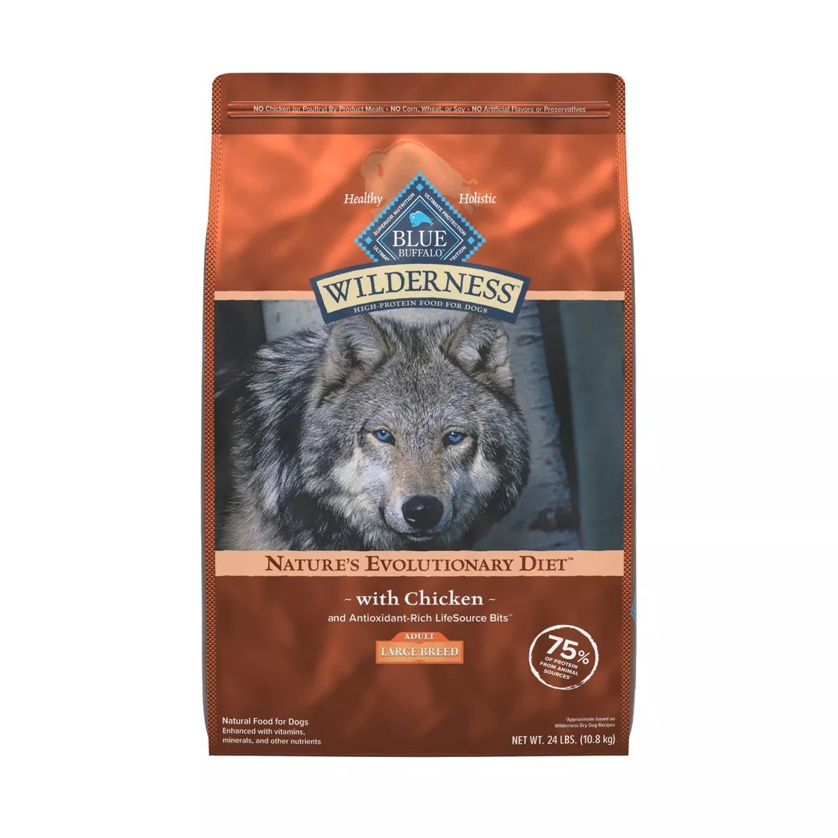 Picture of American Distribution 232967 24 lbs Wilderness Dry Dog Food