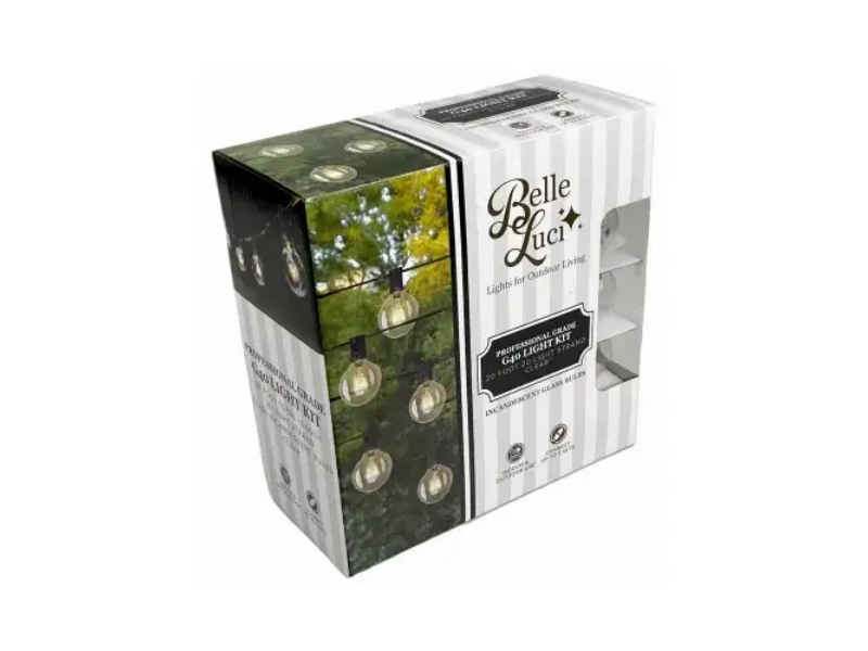 136237 20L G40 Bulb Set - Clear