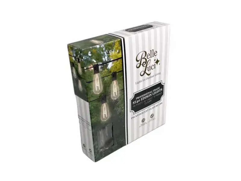 136259 10L ST40 Edison Bulb, Clear