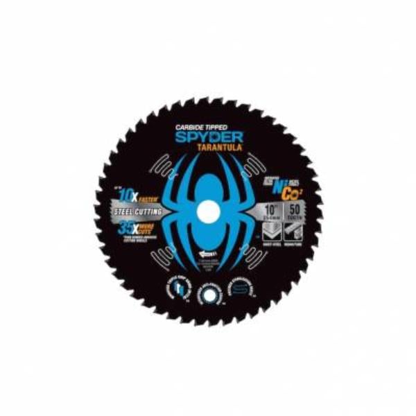 135732 10 in. 50 Teeth Spyder Tarantula Metal Cutting Circular Saw Blade - Ring Pack -  SM Products