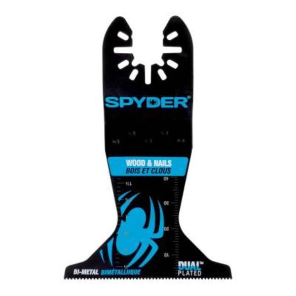 Spyder Osc Tool Blade, 2.5 Inch Width x 2 Inch Bi-Metal Wood/Nail Blade - 70006