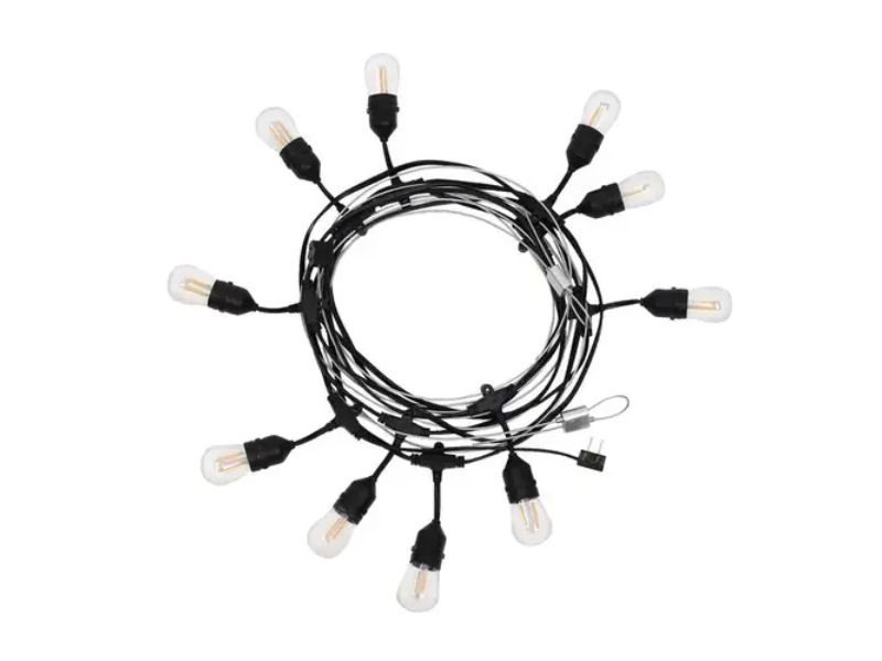 136229 48 ft. LED S14 Patio , Warm White - 24 Lights