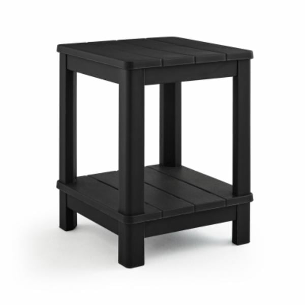 Picture of Adams 138847 Deluxe Side Table&#44; Black