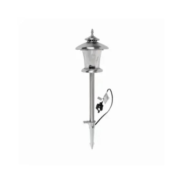 Stainless Steel LED Pathway Light - Silver - 17 in. - Durable Design