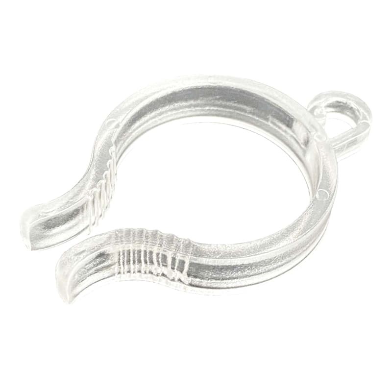 101509 Plastic Deck & Eave Clips, White - Pack of 12