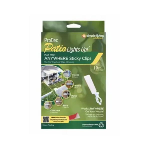 138107 4 in. Sticky Clips - 10 Count