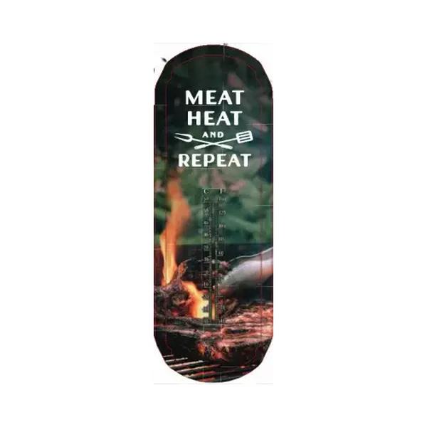 140333 17 in. Indoor & Outdoor Metal Thermometer