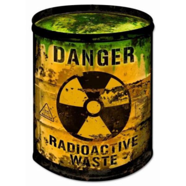 Picture of Headwind Consumer Products 140367 Radioactive Waste Indoor & Outdoor Embossed 3D Metal Sign