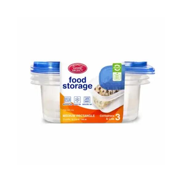 140580 18.3 oz 2.3 Cup Food Storage Container Set with Lids - 3 Count