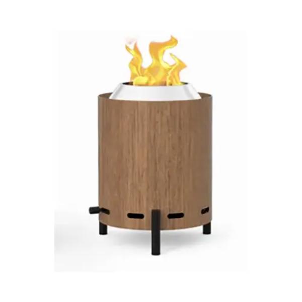 140574 6 in. Stainless Steel Mini Table Top Fire Pit