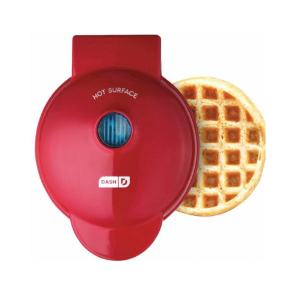 Picture of Storebound 140377 4 in. Mini Waffle Maker, Red