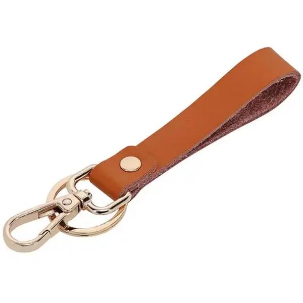 Sanitas Leather Key Strap - Black & Brown - 1 Pack - Durable Design