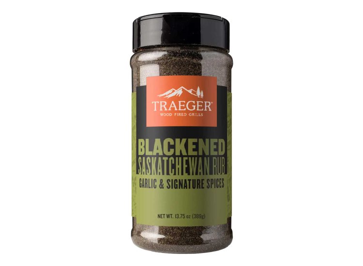 Picture of Traeger Pellet Grills 140945 13.75 oz Plastic Bottle Rub - Blackened Saskatchewan