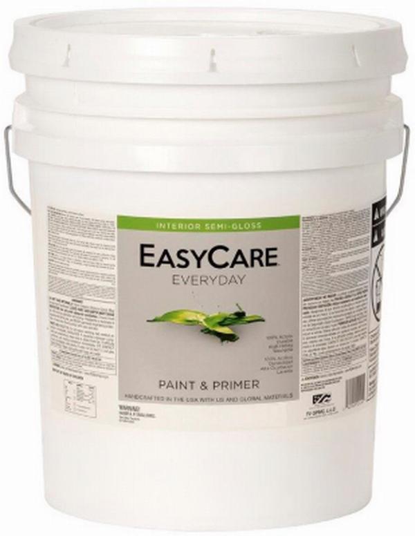 266510 5 gal EVDSG1-5G Interior Latex Paint, White Semi-Gloss -  True Value Manufacturing
