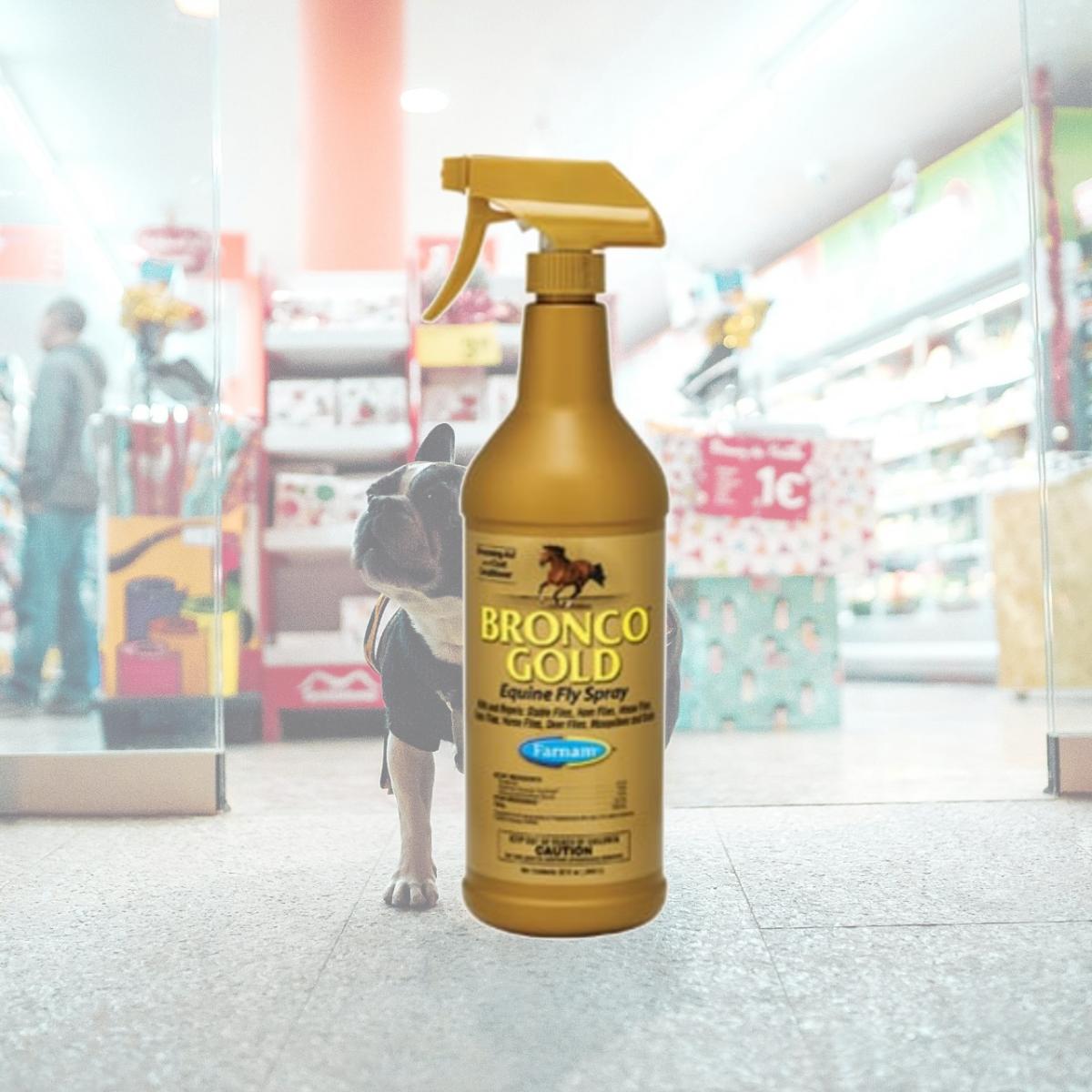 Picture of Farnam Home & Garden 3005635 32 oz. Bronco Gold- Equine Fly Spray Plus