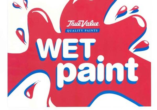 321847 8.5 x 11 in. Wet Paint Signs, Pack of 50