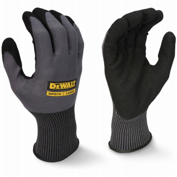 Dewalt (12/Box) Tagged Flexible Durable Grip Work Gloves - Large - DPG72TL