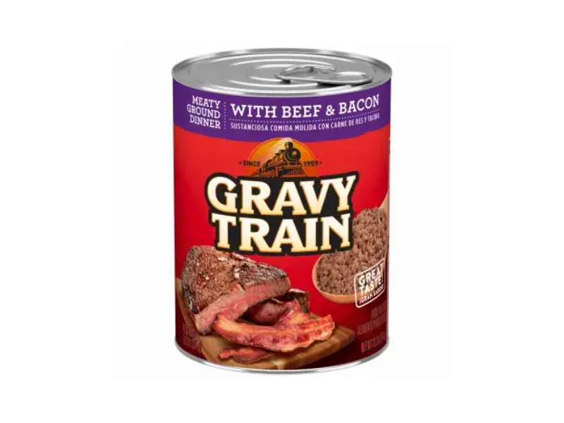 Picture of American Distribution & Manufactures 141576 13.2 oz Gravy Train Bacon Dog Food