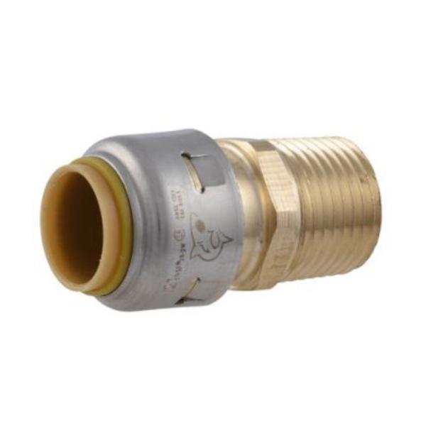 Picture of Sharkbite & Cash Acme 143037 1 x 0.75 in. MIP Push-Fit Reducing Pipe Connector&#44;
