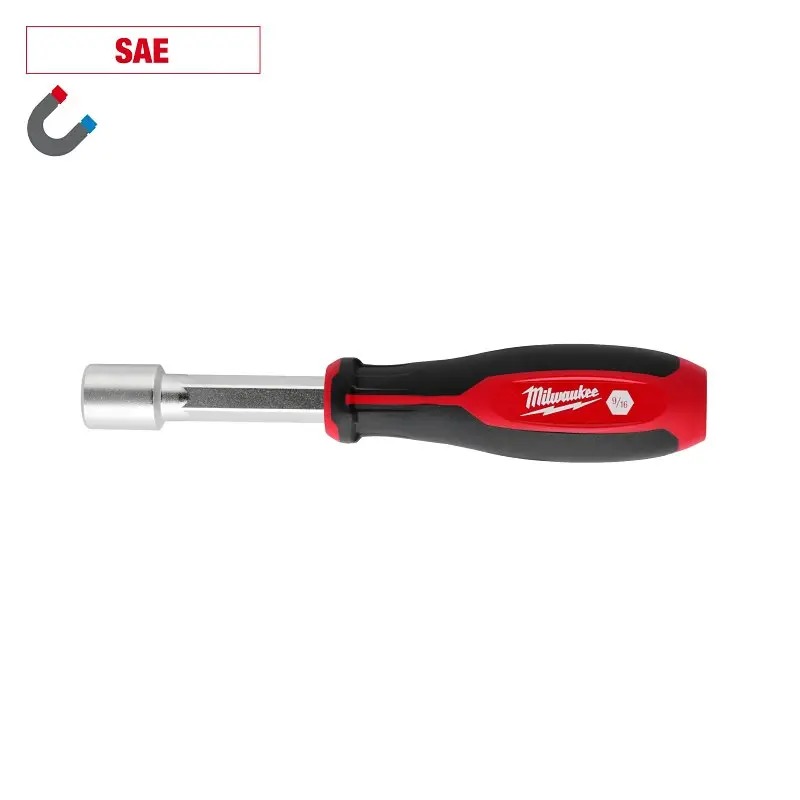 Picture of Milwaukee Electric Tool 145157 0.562 x 7.5 in. Hollow Core Series Nut Driver - Red