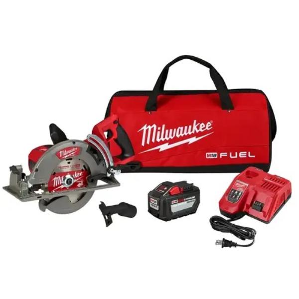 Picture of Milwaukee Electric Tool 143471 7.25 in. 18V Cordless Brushless Rear Handle Circular Saw Kit