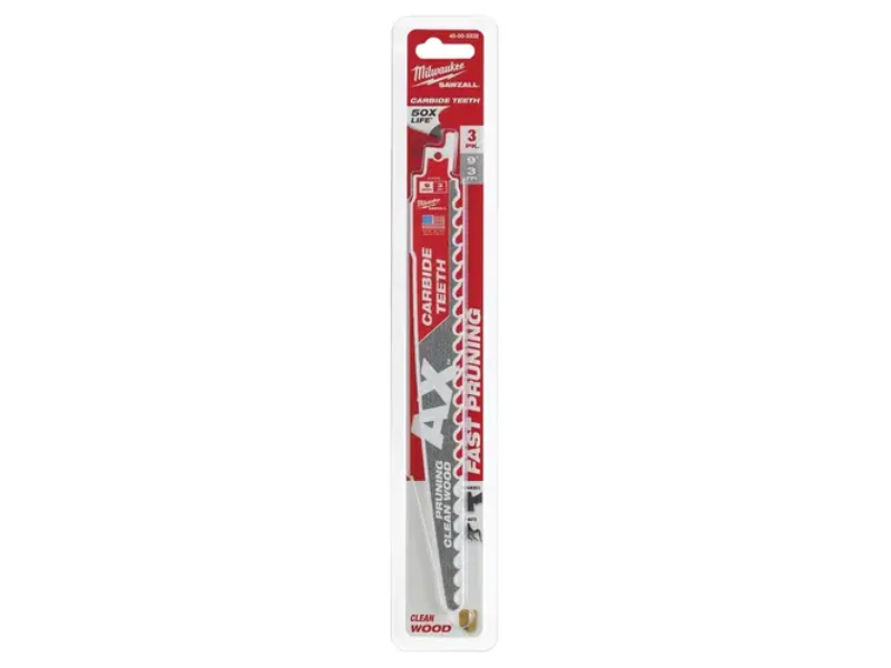 Picture of Milwaukee Electric Tool 143579 9 in. x 3 TPI Pruning Reciprocating Saw Blade - Pack of 3