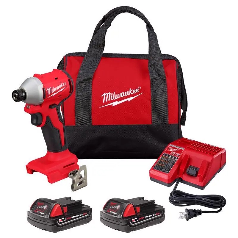 Picture of Milwaukee Electric Tool 143543 0.25 in. M18 Compact Brushless Hex Impact Driver Kit