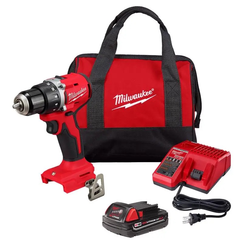 Picture of Milwaukee Electric Tool 143539 0.5 in. M18 Compact Brushless Drill Kit