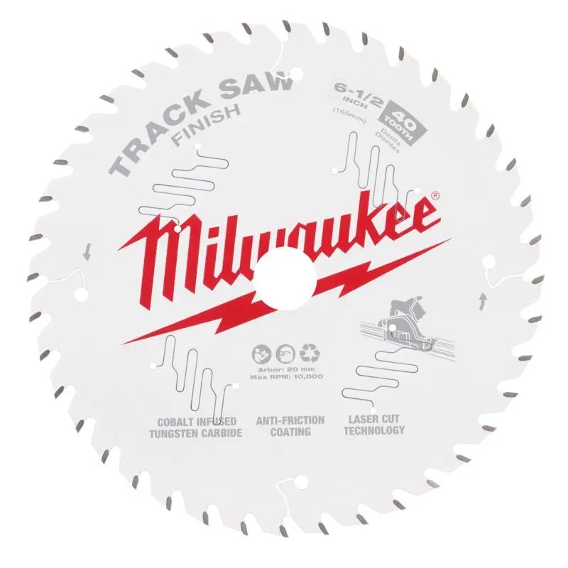 Picture of Milwaukee Electric Tool 143016 6.5 in. x 20 mm Track Saw Blade - White