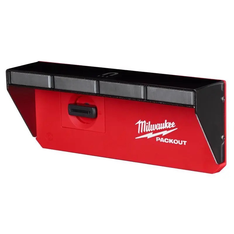Picture of Milwaukee Electric Tool 145409 9.5 x 3.5 in. Magnetic Power Tool Holder Pack Out Shop Storage Rack - Black & Red