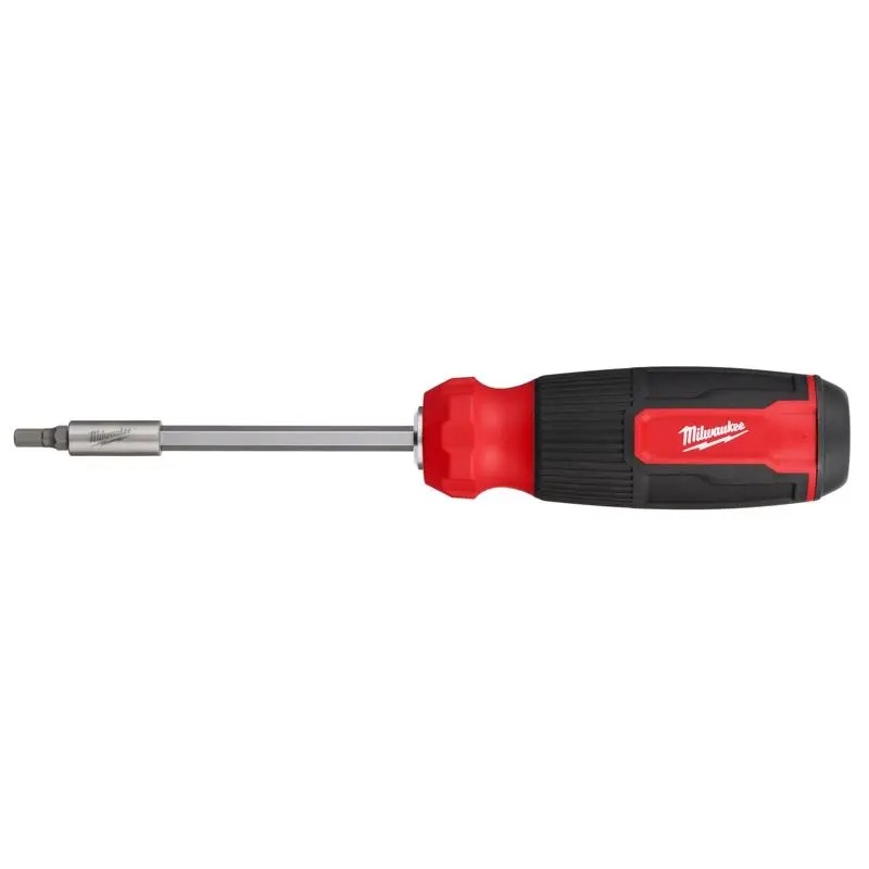 Picture of Milwaukee Electric Tool 145296 14 in 1 Hex Multi-Bit Screwdriver - Black & Red