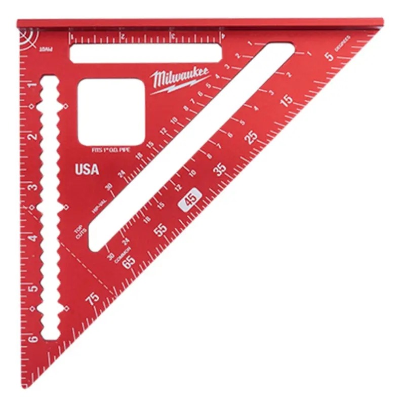 Picture of Milwaukee Electric Tool 144219 7.25 Magnetic Rafter Square - Red