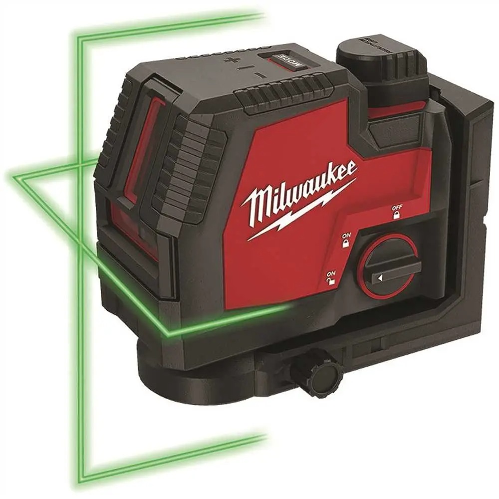 Picture of Milwaukee Electric Tool 143535 100 ft. USB Rechargeable Cross Line Laser - Green