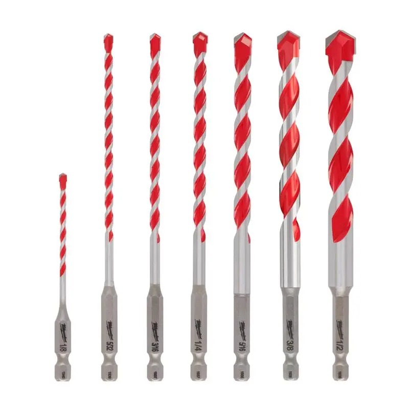 Picture of Milwaukee Electric Tool 143104 Hammer Drill Bit Set - 7 Piece