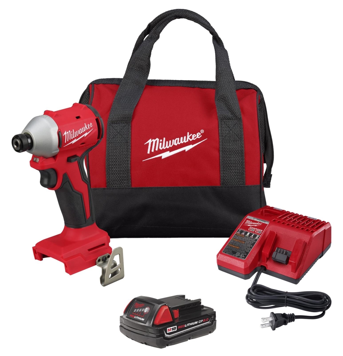 Picture of Milwaukee Electric Tool 143542 0.25 in. M18 Hex Impact Diver Kit