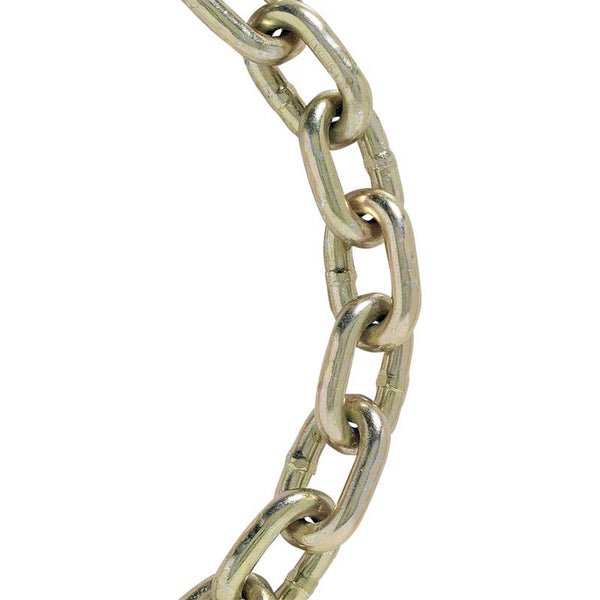 Crawford 142105 0.250 in. D x 10 ft. L G70 Welded Steel Transport Chain, Yellow Chromate