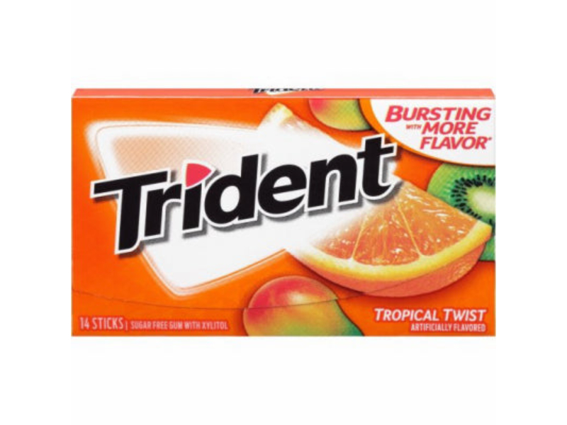 Picture of Midwest Distribution 129129 14 Count Tropical Twist Gum - Pack of 12
