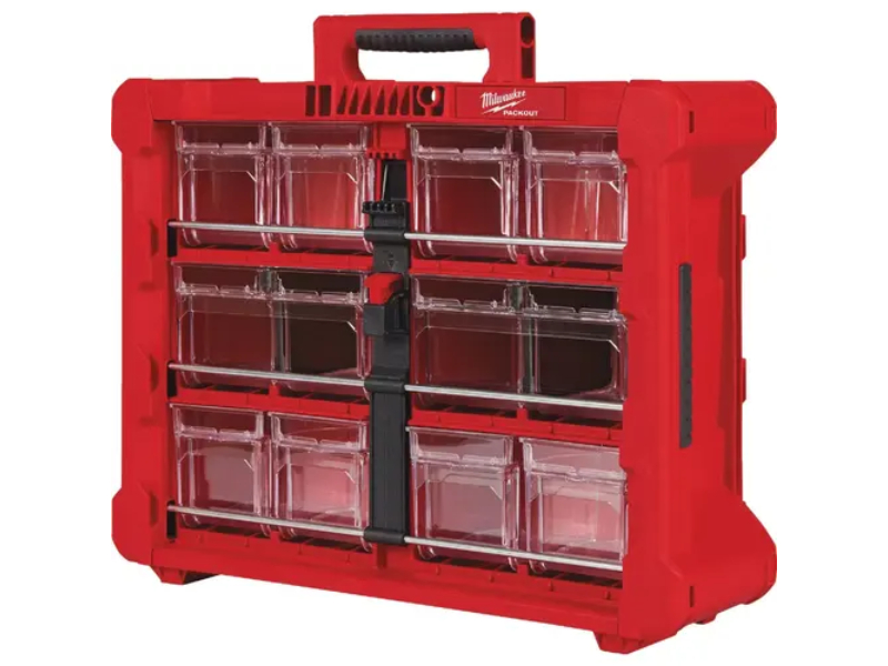Picture of Milwaukee Electric Tool 146713 Packout Tilt Bin Organizer - Red