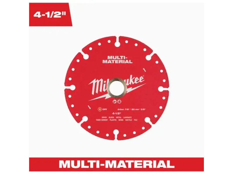 Picture of Milwaukee Electric Tool 143382 4.5 in. Multi Diamond Circular Saw Blade