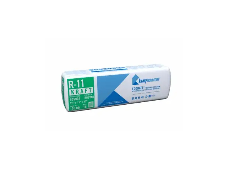 Picture of Service Partners 147285 15 x 93 in. 155 sq. ft. R11 Kraft Batt Insulation