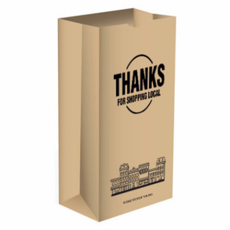 147940 20 lbs Self Opening Sack Heavy Duty Paper Bags - Pack of 500